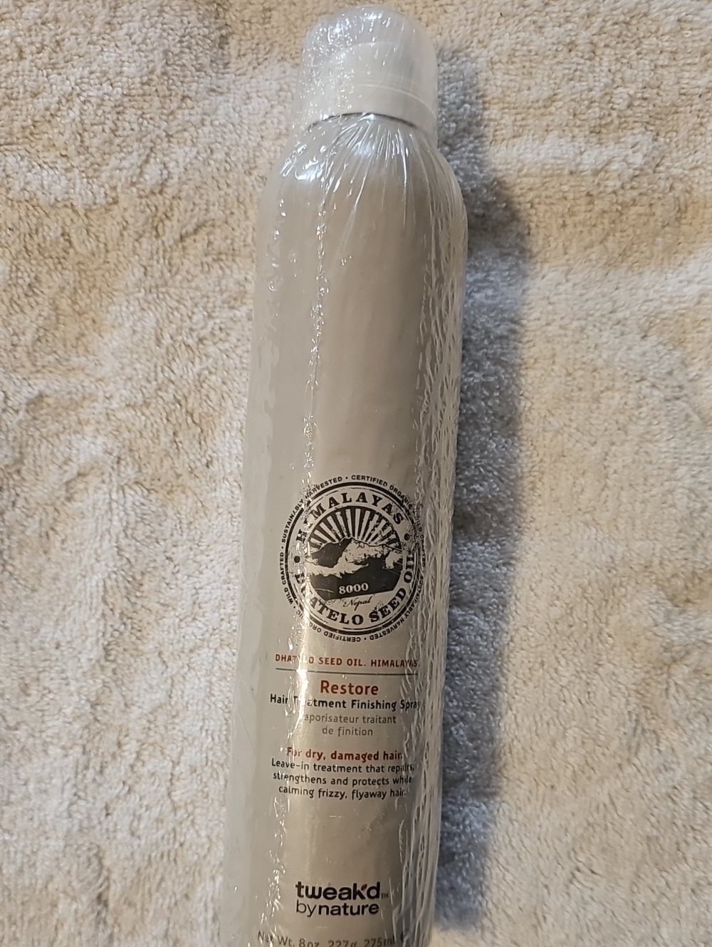 Tweak'd By Nature Restore Hair Treatment Finishing Spray New